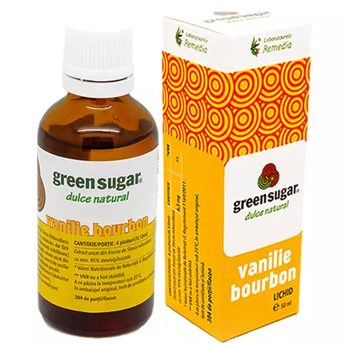 Green Sugar lichid cu aroma de Vanilie Burbon 50 ml